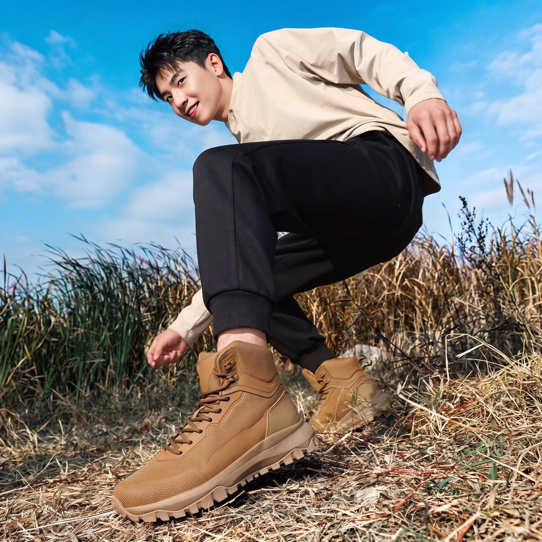 Men's Hiking Comfortable Orthopedic Winter Boots, Ankle Walking