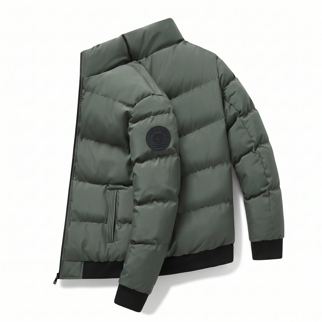 Men's Long Puffer Jacket, Oversized Padded Winter Coat