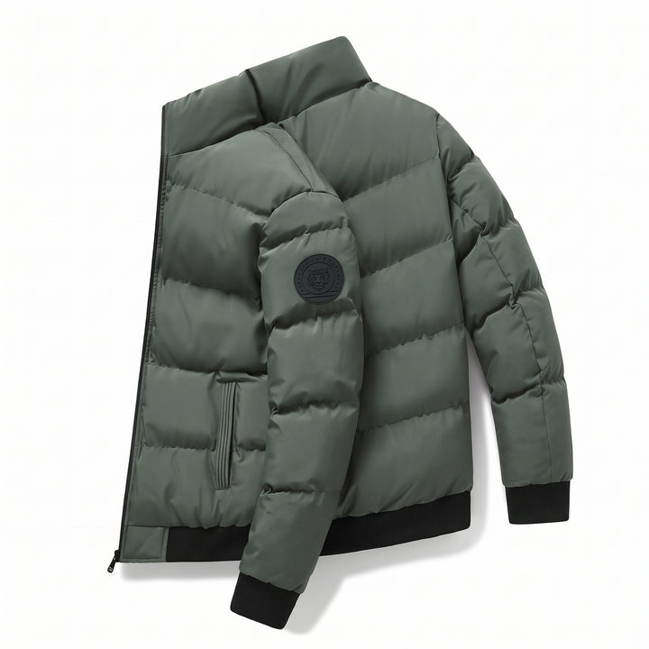Men's Long Puffer Jacket, Oversized Padded Winter Coat