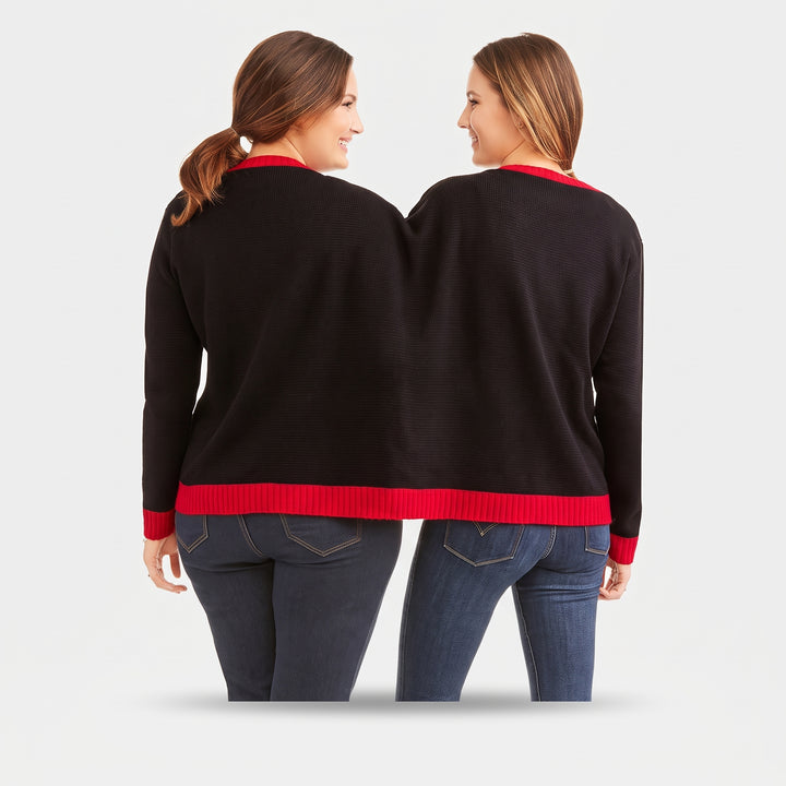 Ugly Christmas Sweater, Unisex Funny Couples Jacquard