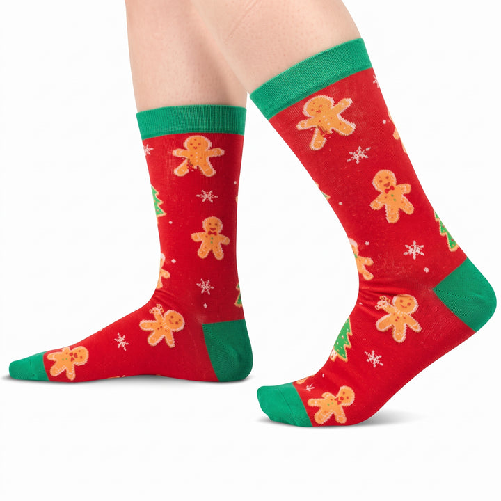 Holiday Funny Christmas Socks, Unisex Festive