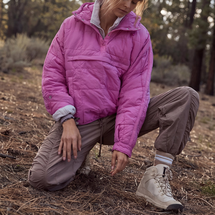 Women's Quilted Winter Puffer Jacket, Hooded Oversize Padded