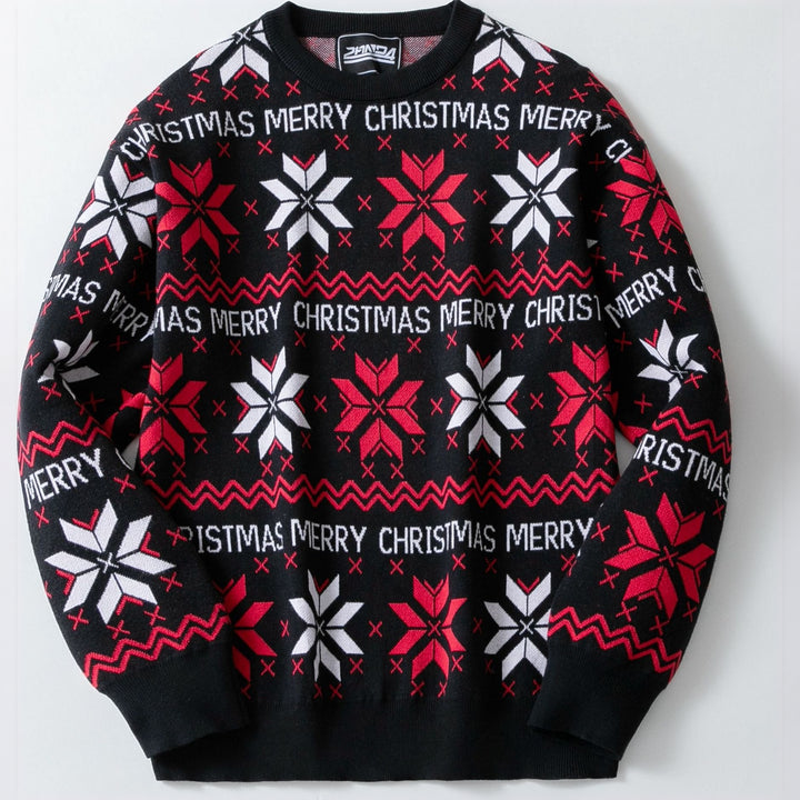Men's Ugly Christmas Sweater, Fair Isle Knit Pullover