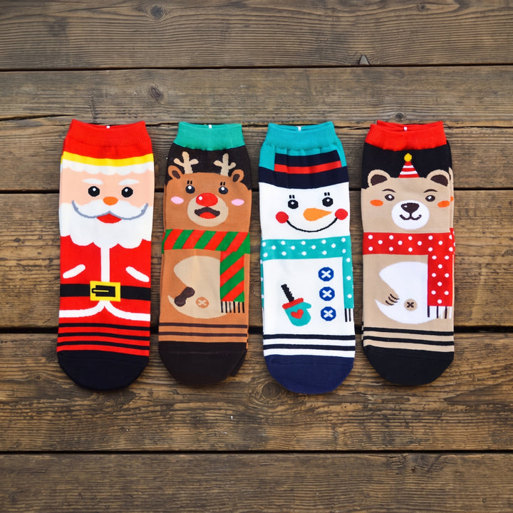 Holiday Fun Christmas Socks 3 Pack, Unisex Festive