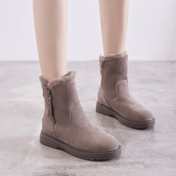 Women's Snow Comfortable Orthopedic Winter Boots, Ankle Fur Lined