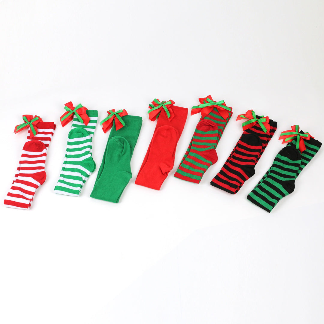 Holiday Fun Christmas Socks, Unisex Festive Long
