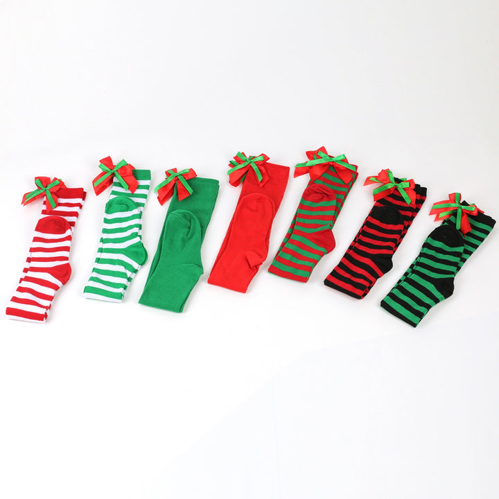 Holiday Fun Christmas Socks, Unisex Festive Long