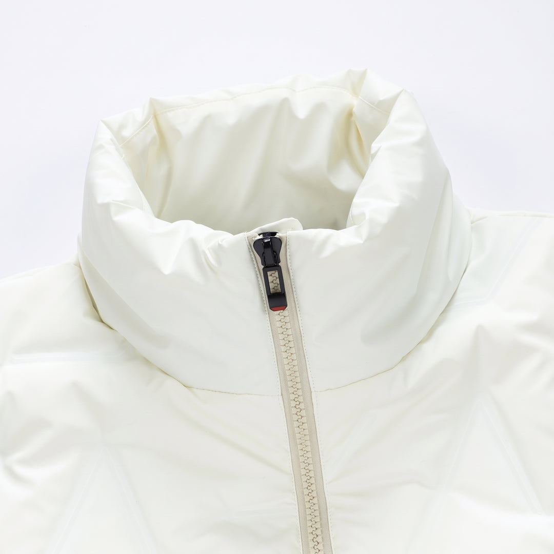 Men's Long Puffer Jacket, Stand Collar Padded Down Coat