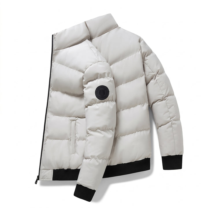 Men's Long Puffer Jacket, Oversized Padded Winter Coat