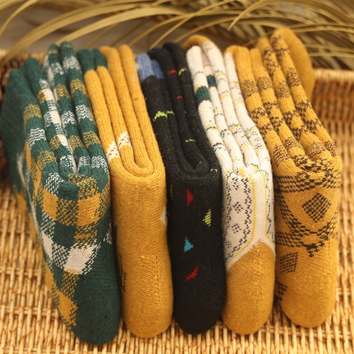 Christmas Socks 5 Pack, Unisex Patterned
