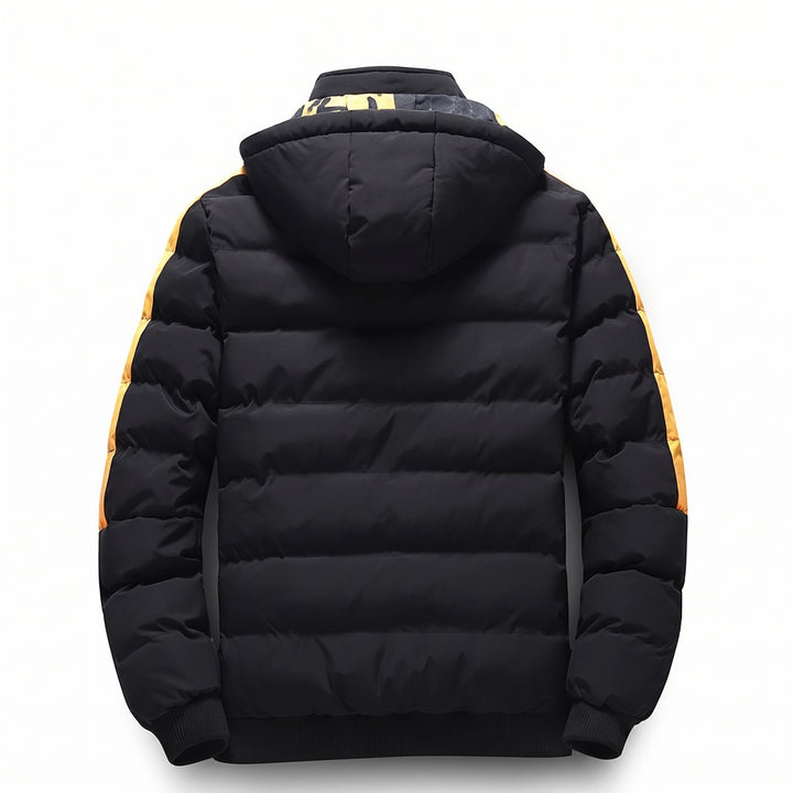 Men's Long Puffer Jacket, Oversized Quilted Winter Coat