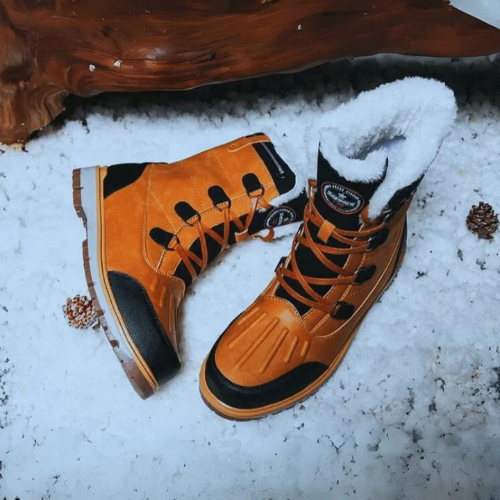 Women's Waterproof Boots, Fleece Lining Treaded Outsole