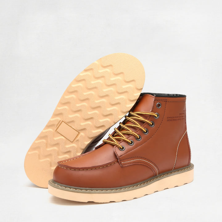 Men's Work Comfortable Orthopedic Winter Boots, Lace Up Ankle