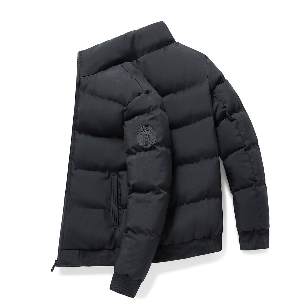Men's Long Puffer Jacket, Oversized Padded Winter Coat