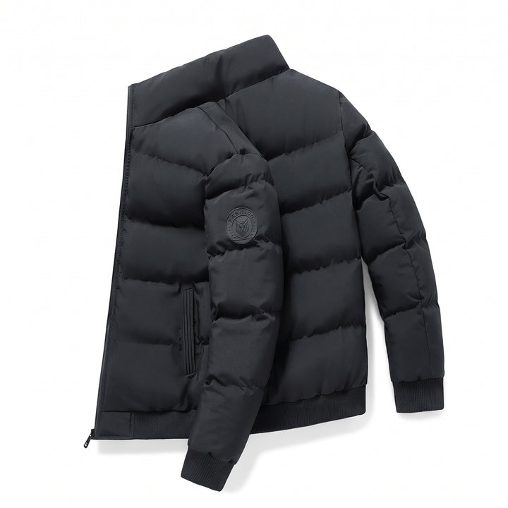 Men's Long Puffer Jacket, Oversized Padded Winter Coat