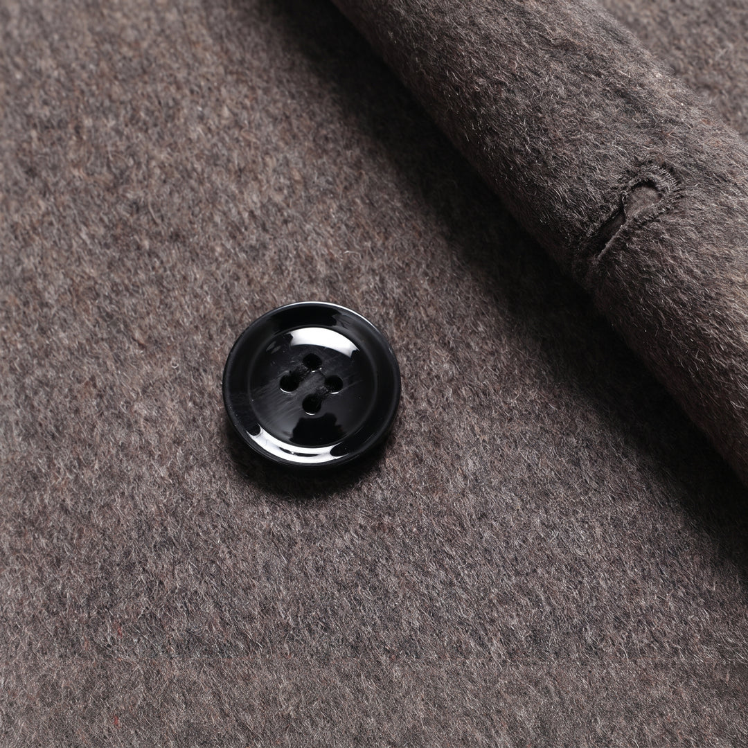 Men's Double Breasted Winter Peacoat, Tailored Notch Lapel