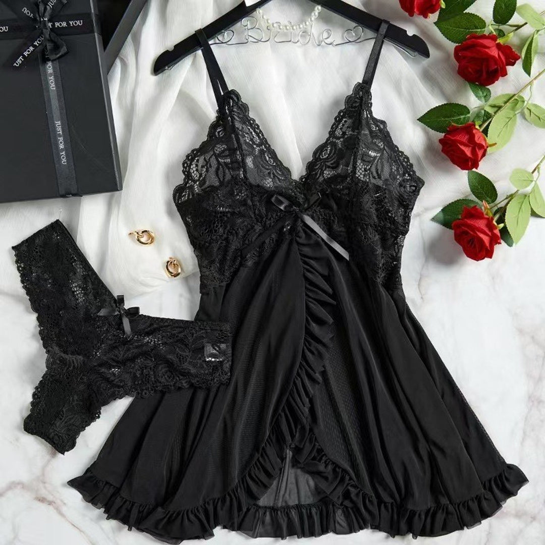 Women's Babydoll Lingerie in black