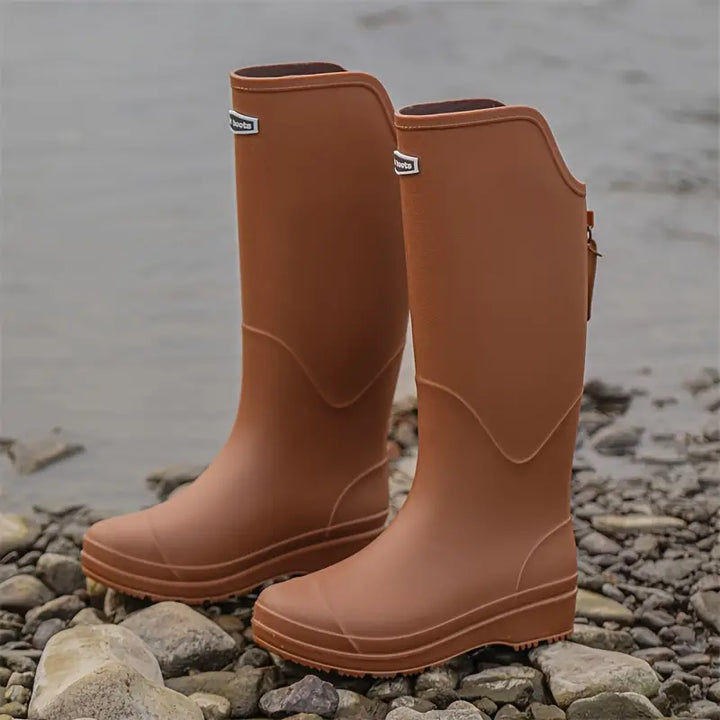 Women's Comfortable Orthopedic Waterproof Boots in brown
