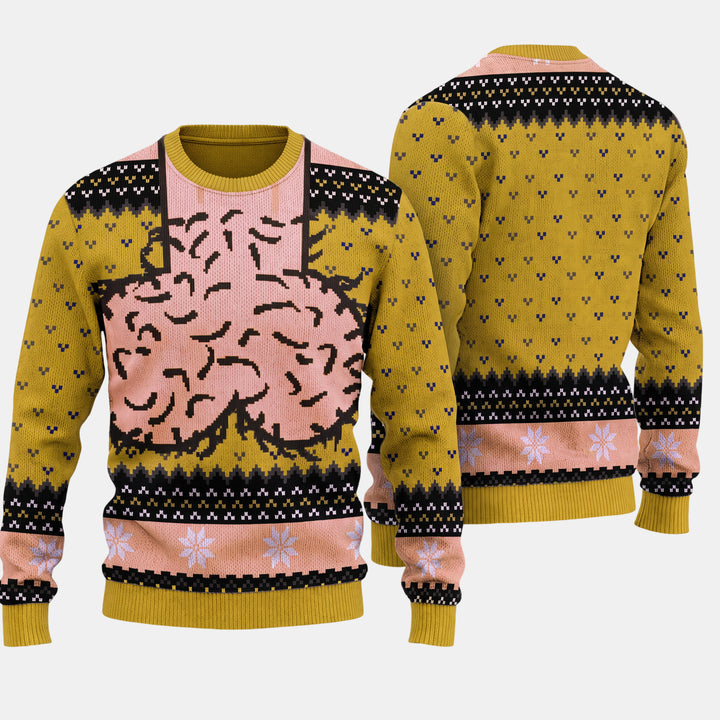 Women's Ugly Christmas Sweater in yellow