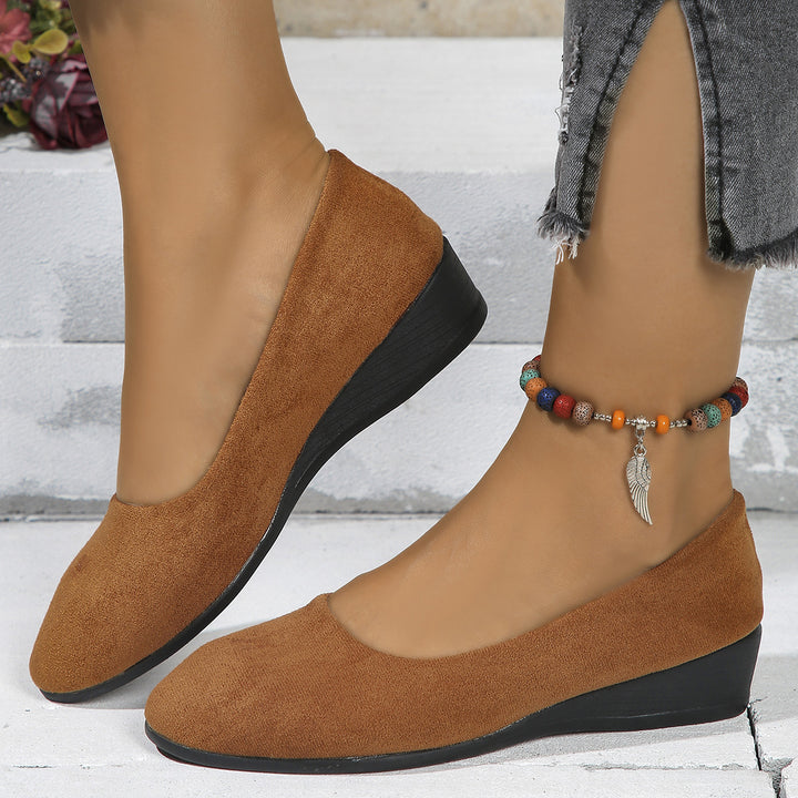 Women's Wedge Orthopedic Shoes in brown