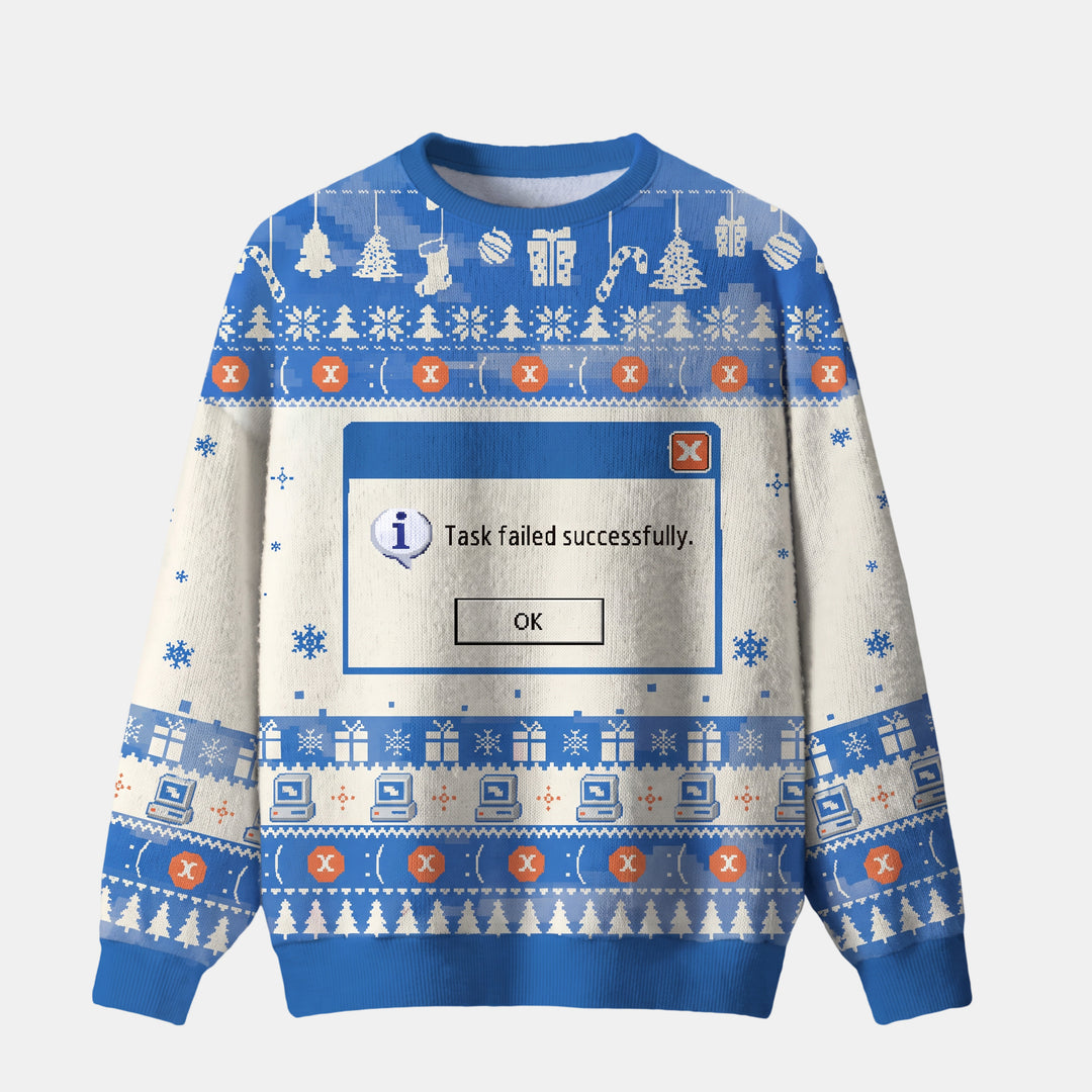 Women's Ugly Christmas Sweater in white