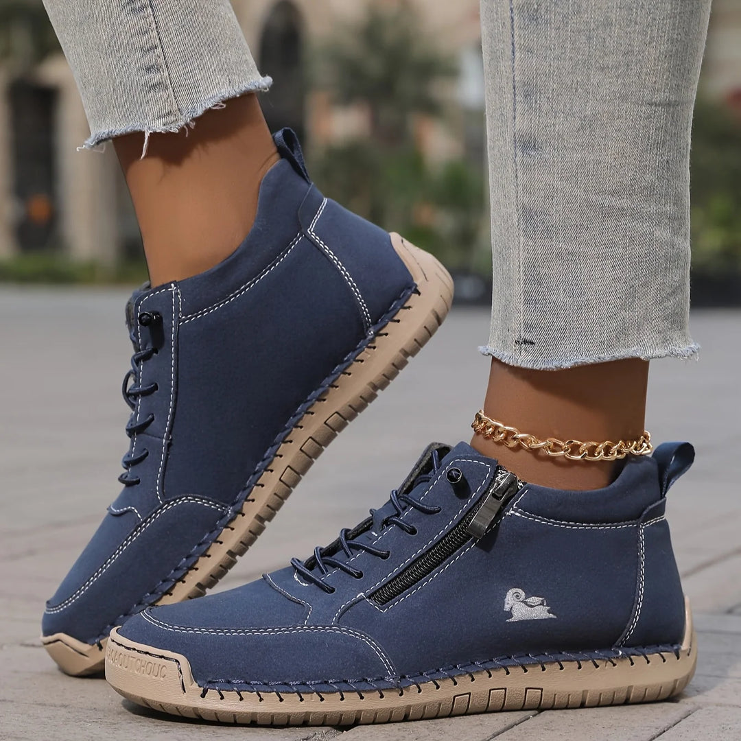 Women's Comfortable Orthopedic Shoes in navy