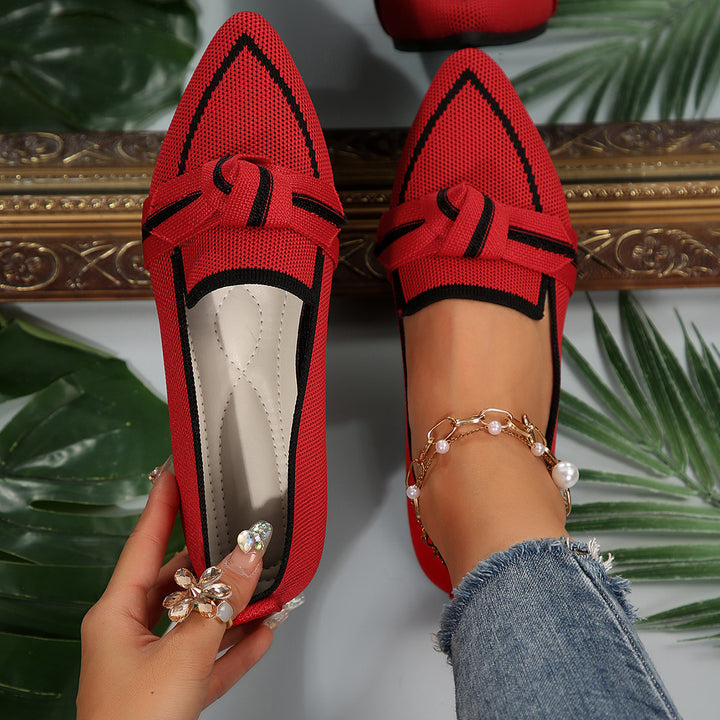 Women's Comfort Orthopedic Loafers in red