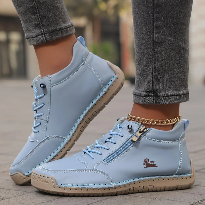 Women's Comfortable Orthopedic Shoes in light blue