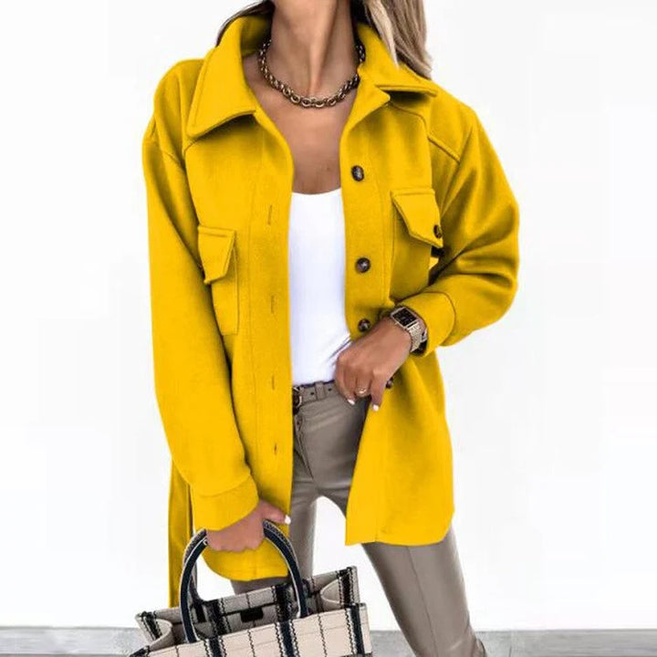Women's Oversized Jacket in yellow