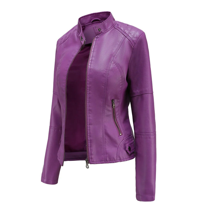 Women's Lightweight Quilted Jacket in violet
