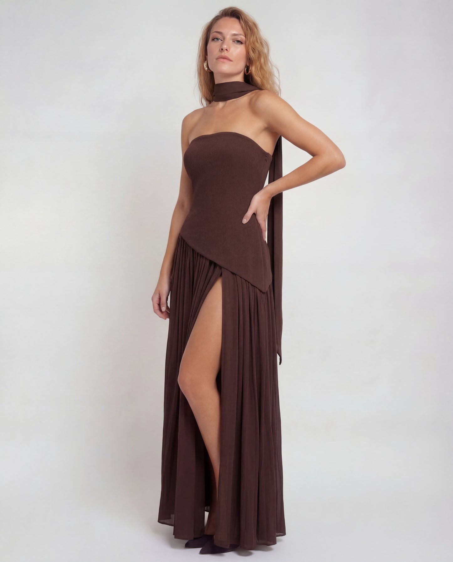 Lindsay | Sleeveless Bodycon Maxi Dress
