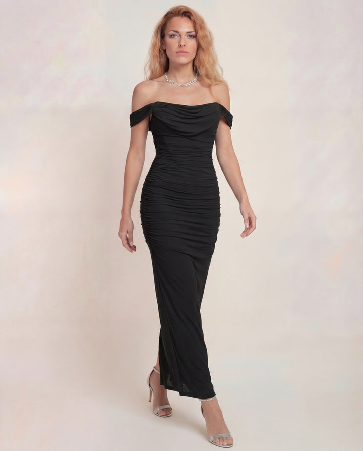 Eunoia | Off-Shoulder Backless Mermaid Dress