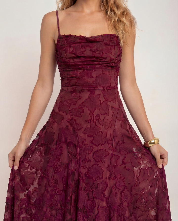 Mabel | Backless Lace Maxi Dress