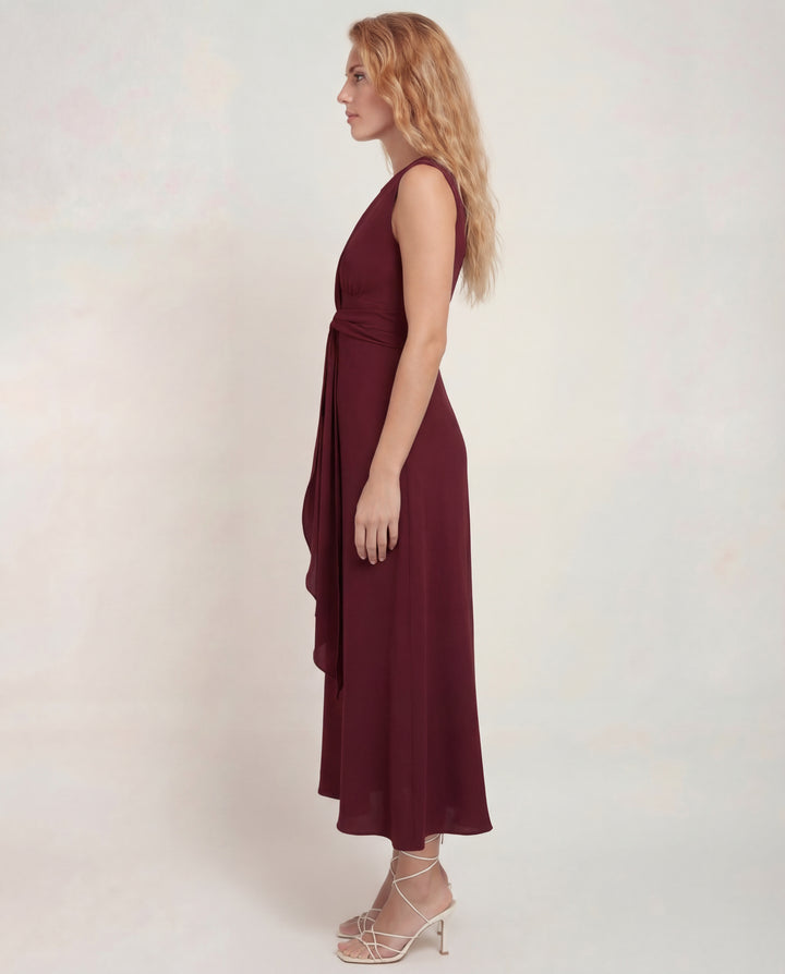 Reese | Sleeveless Round Neck Maxi Dress