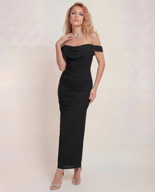 Eunoia | Off-Shoulder Backless Mermaid Dress
