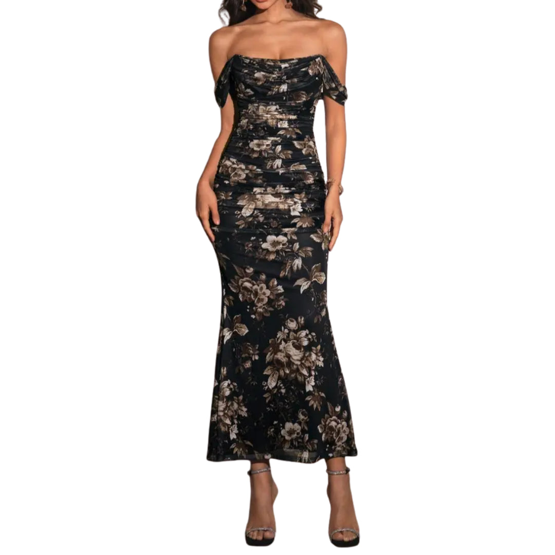 Black Gold Floral