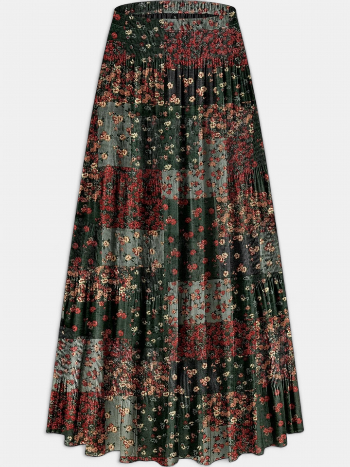 Black Purple Floral