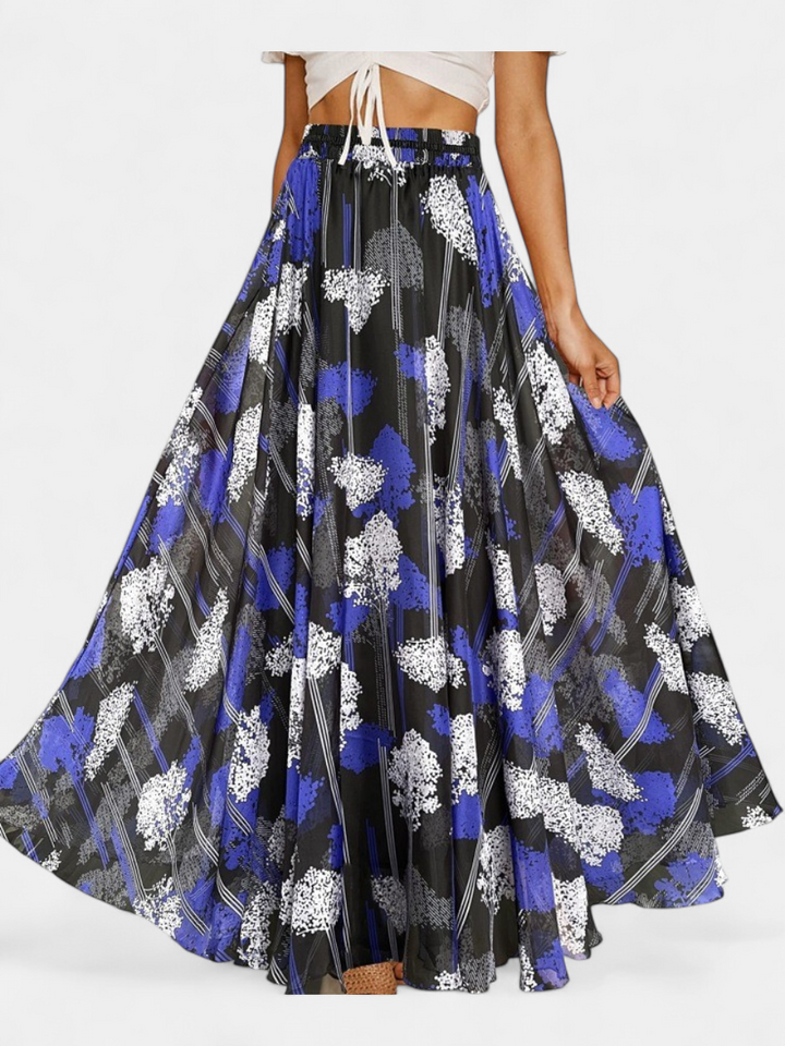 Blue Floral Paisley