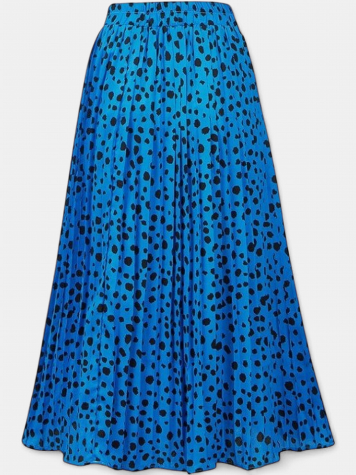 Bright Blue Polka