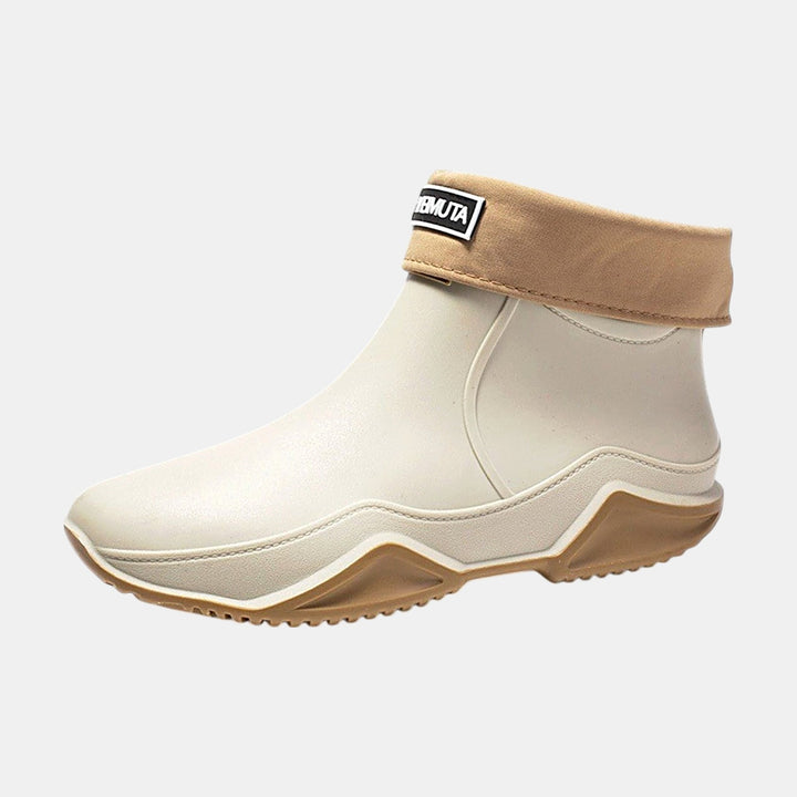 Women's Waterproof Chelsea Rain Boots, Chunky Platform