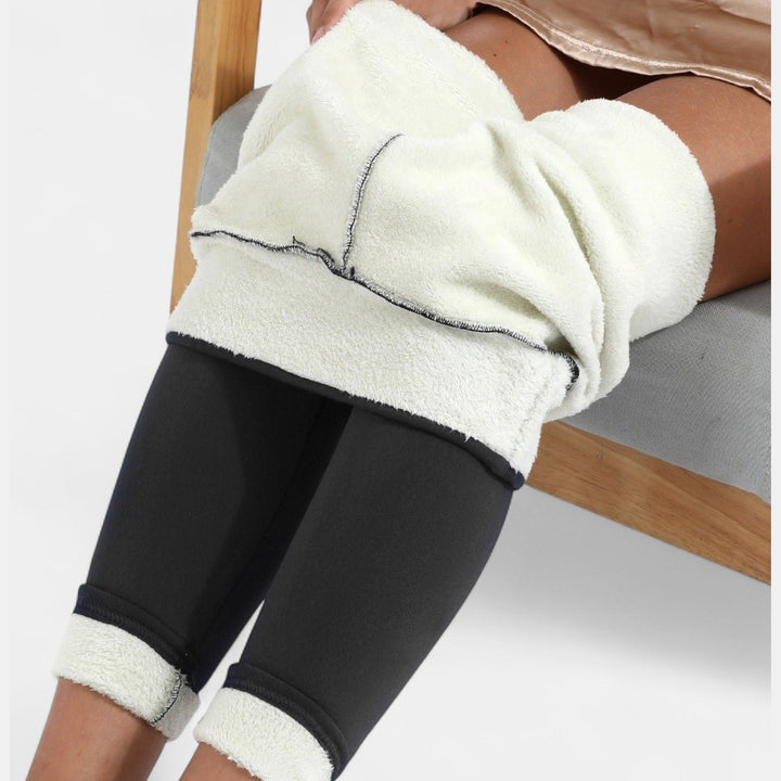 Grey fleece lined leggings