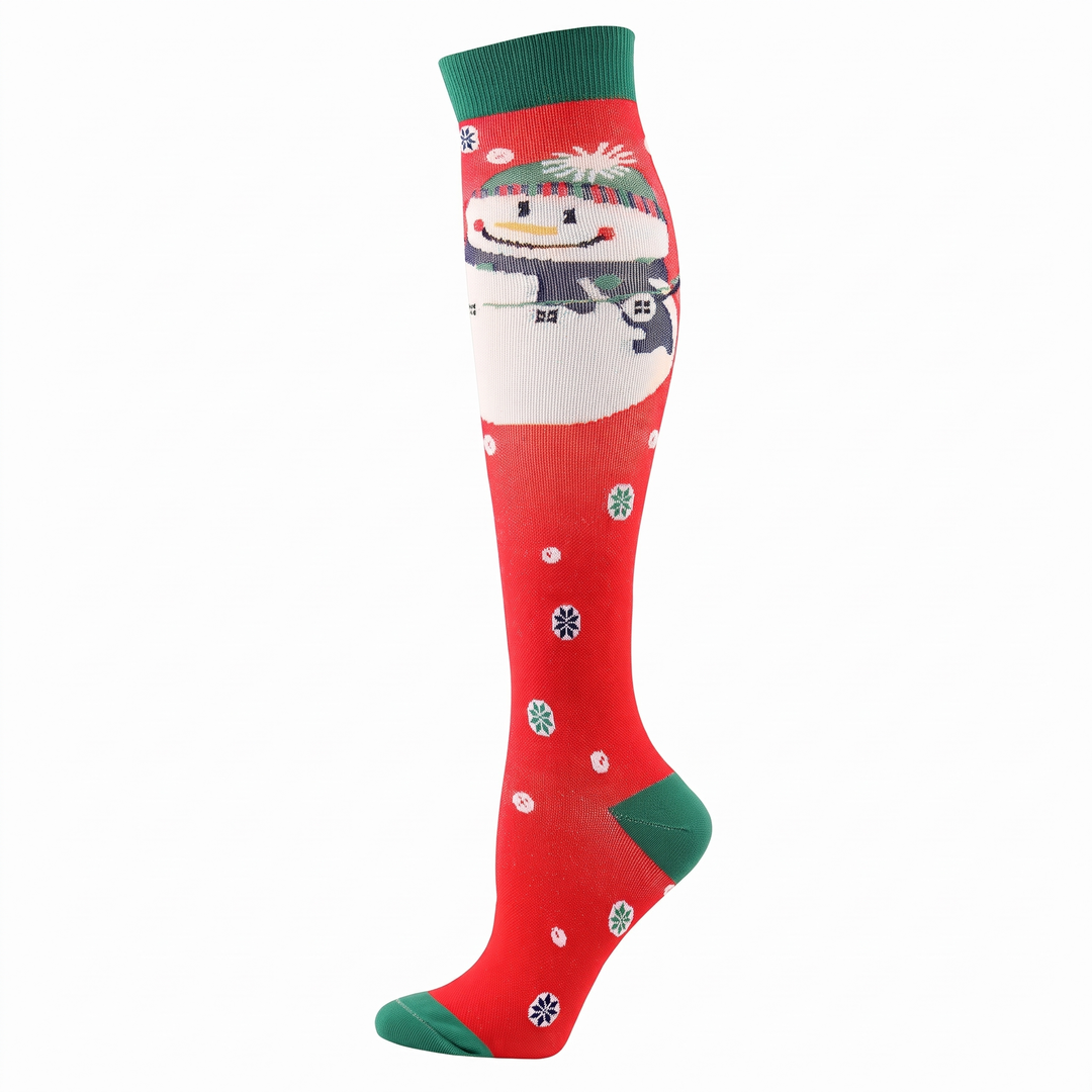 Red Green Snowman