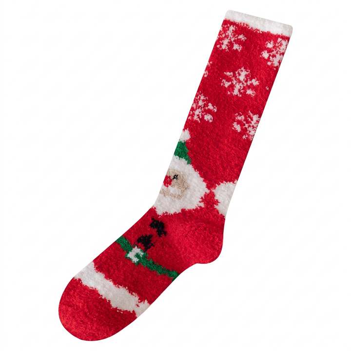 Red Snowflake Santa