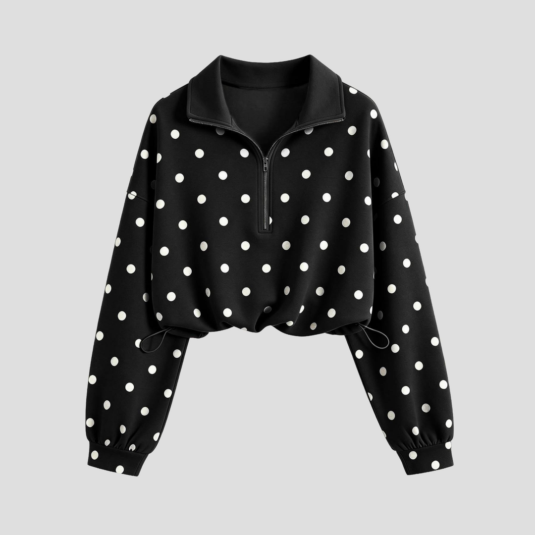Black Polka Dot