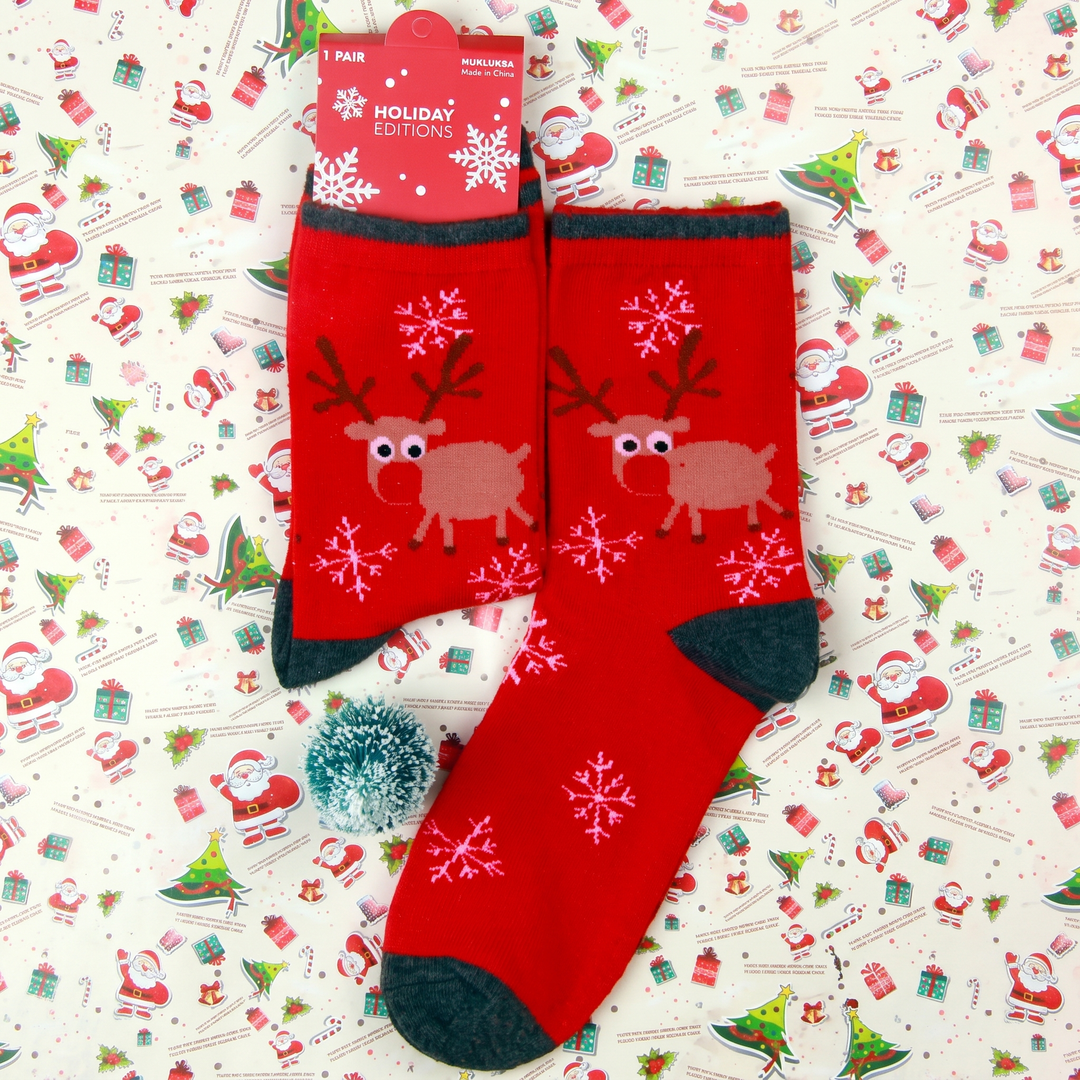 Red Gray Reindeer