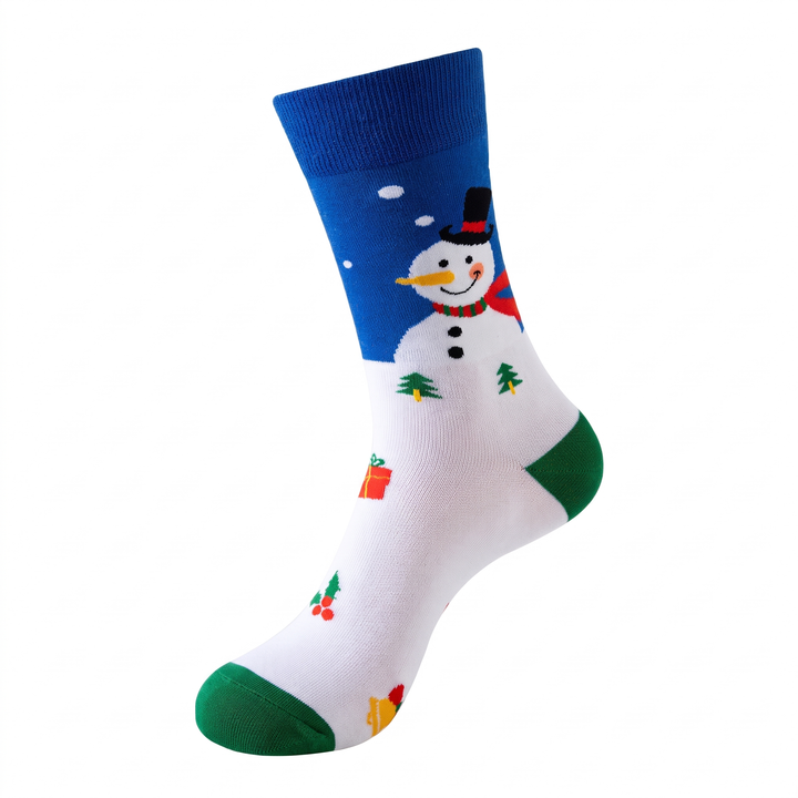 Blue White Snowman