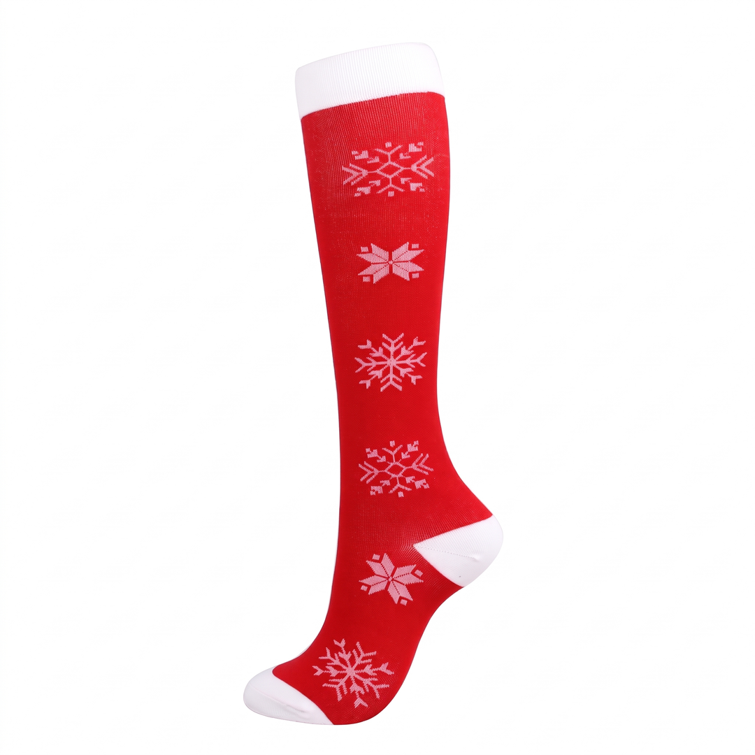 Red Nordic Snowflake