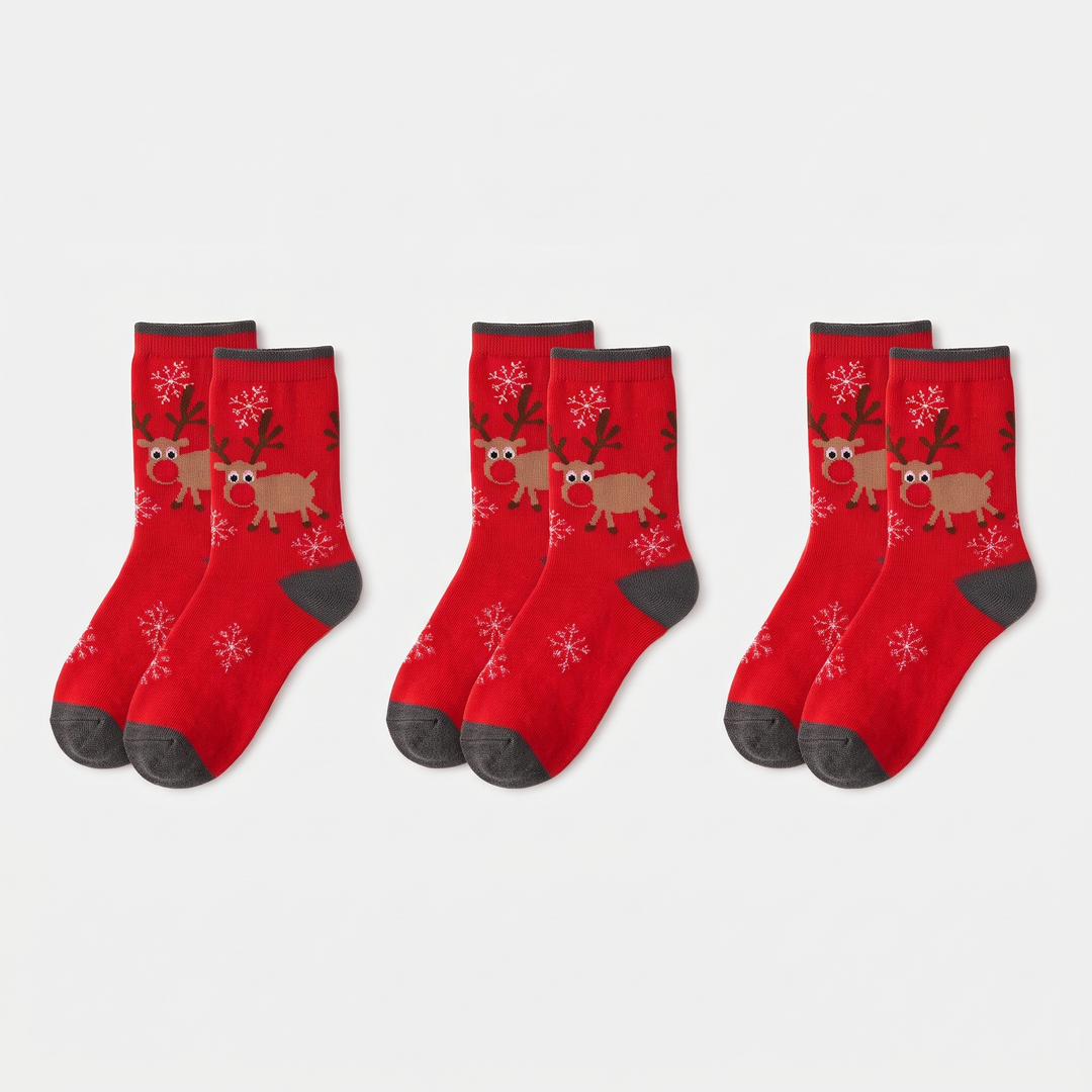 Red Gray Reindeer