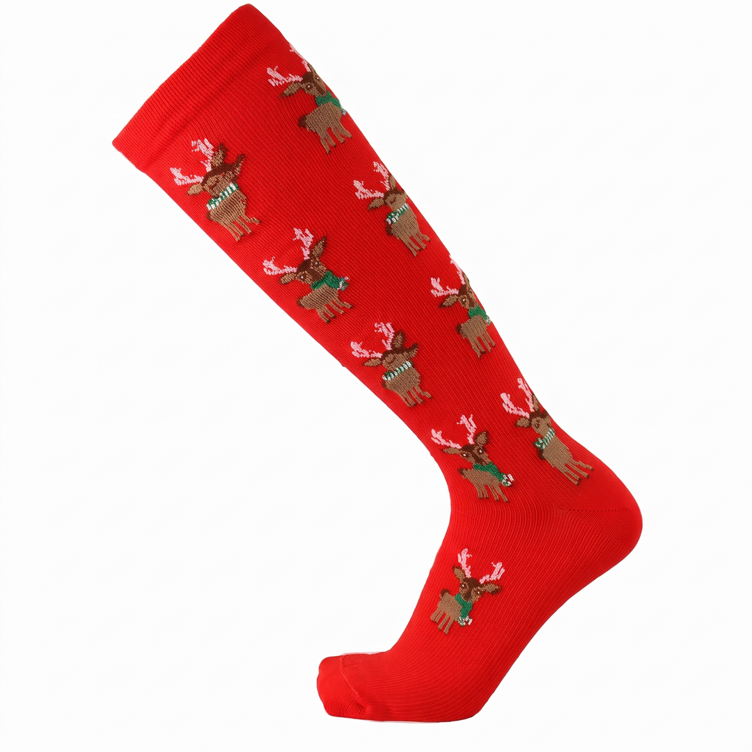 Red Reindeer Print