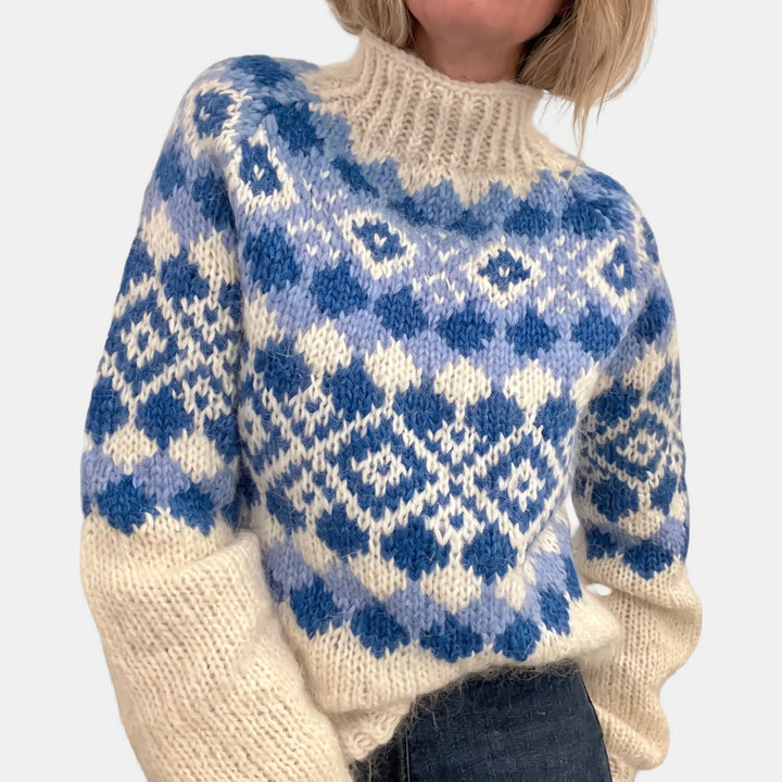 Blue White